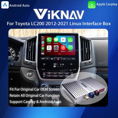 Cina Sistema Linux Viknav Per Toyota LC200 2012-2021 Wireless Apple CarPlay Android Auto Sostenere solo lo schermo OEM originale dell'auto in vendita