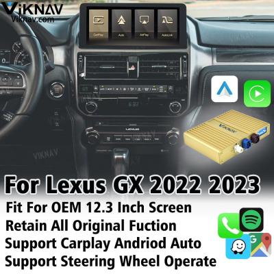 Cina Viknav Linux Car Multimedia Interface Box Per Lexus GX 2022 2023 Apple CarPlay in vendita