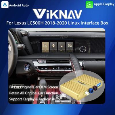 Cina Viknav Linux System For Lexus LC500H 2018-2020 Wireless Apple CarPlay Android Auto Sostenere solo lo schermo OEM originale dell'auto in vendita