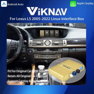 Cina Viknav Linux System For Lexus LS 2005-2022 Wireless Apple CarPlay Android Auto Sostenere solo lo schermo OEM originale dell'auto in vendita