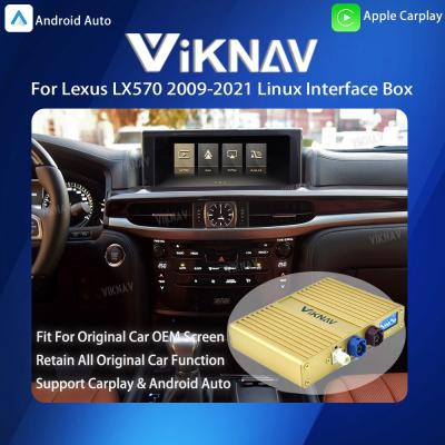 Cina Viknav Linux System For Lexus LX570 2009 -2021 Wireless Apple CarPlay Android Auto Sostenere solo lo schermo OEM originale dell'auto in vendita