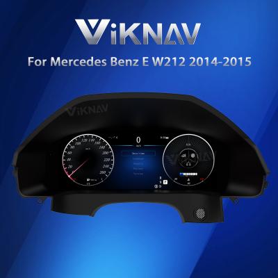 China VIKNAV Painel de instrumentos digital Cluster de automóveis Mercedes Benz Classe E W212 2014-2015 à venda