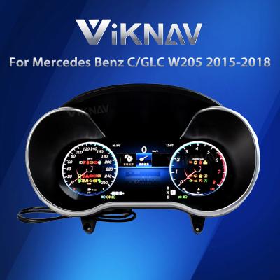 China VIKNAV Digital Cluster Car SpeedoMeter For Mercedes Benz C/GLC W205 2015-2018 for sale