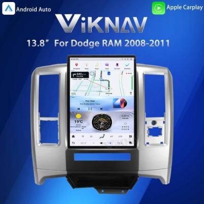 Китай VIKNAV Автомобильное радио 13,8 дюйма Автомобильное радио для Dodge RAM 2008-2011 Беспроводное Carplay продается