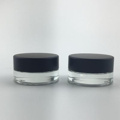 China Mini 3g 5g personal care jar, small clear cream jar 3ml 5ml eye cream cosmetic jar for sale