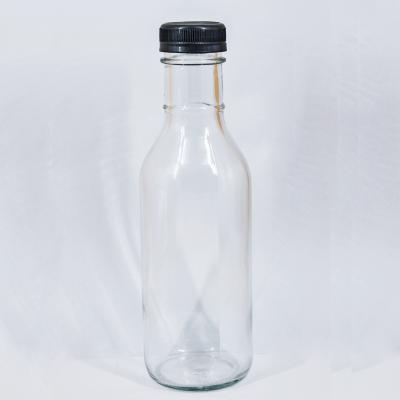 China Bulk Juicy Juice Bottles 12oz 16oz Glass Beverage Bottles Drinks 8oz Bottles For Sauces for sale