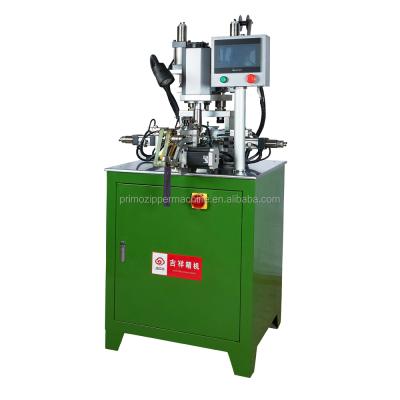 China Automatic Transparent Nylon Zipper Thread Top Termination Machine For Nylon Zipper for sale