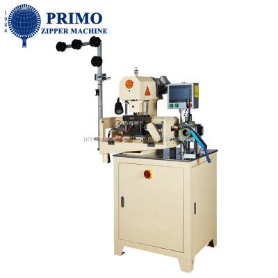 China Automatic plastic zipper puller gapping and stripping machine for plastic zipper making for sale