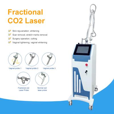 China Fraccionado de co2 de laser d'equipo de co2 tube co2 laser equipment pigment removal acne scar removal/vaginal rf for sale