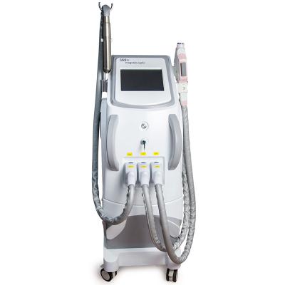 China Multifunctional Vertical Dye Removal 3 Handle IPL+RF+Nd Yag Laser Tattoo Hair Removal Hair Remover for sale