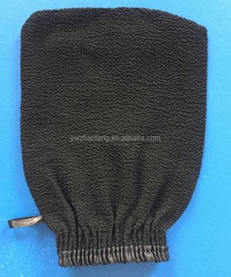 China Tougher Coarse Viscose Morocco Magic Peeling Glove Tan Removal Glove for sale