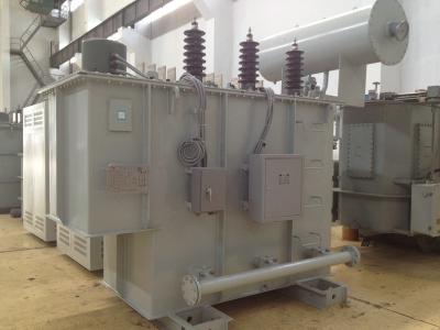 中国 35kv 銅の巻上げを用いる 3 段階の水中に沈められたアーク炉の変圧器 3200KVA 販売のため