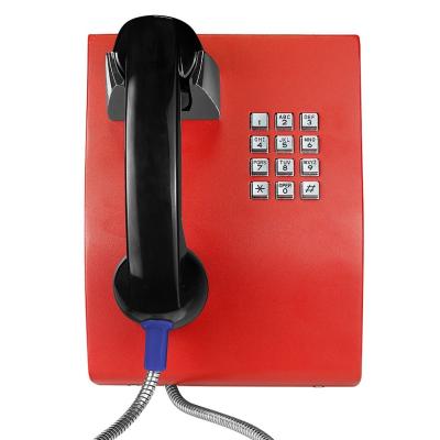 China Vandal Proof Handset Analog Wall Phone For Hospital / Bus Station Telephone for sale