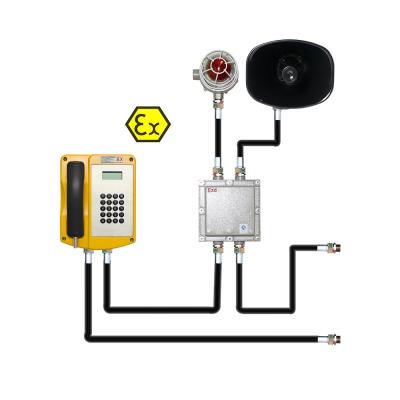 China Sonido del IP y teléfono a prueba de explosiones ligero para la exploración petrolífera/el área peligrosa de la industria química en venta