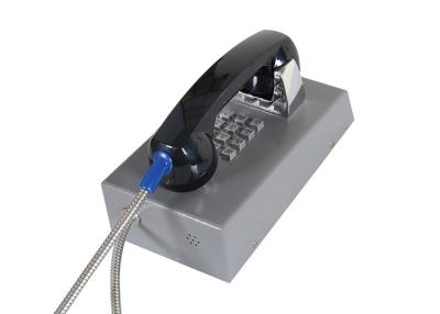 China Grey Corrosion Resistance Vandal Proof Telephone With ABS Material Handset for sale