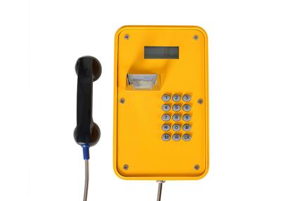 China Standardtastatur-industrielles Telefon im Freien, Telefon IP67 VOIP/SIP mit LED-Anzeige zu verkaufen