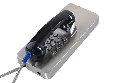 China IP55-IP65 Heavy Duty Analog Phone , Stainless Steel Jail Telephone MF Tone Dialing for sale