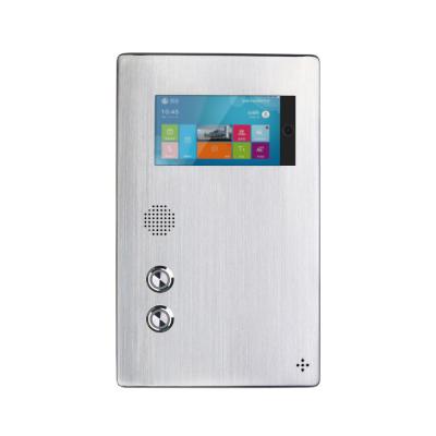 China Teléfono video del intercomunicador del punto de la ayuda de la pantalla de 1024*600 LCD Smart en venta