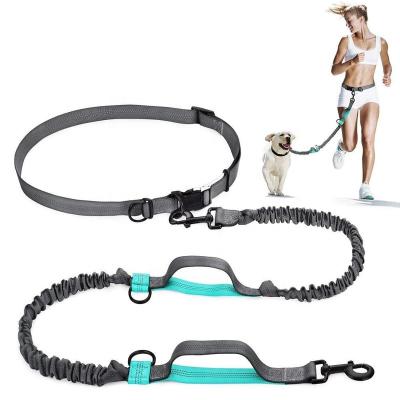 China High Quality Heavy Duty Custom Designer Padded Reflective Luxury Nylon Double Hands Rope Pet Leashes Collar Free Retractable Dog Leash for sale