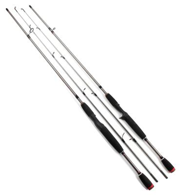 China New Arrivals Fishing Pole Spinning Rod 1.8M 2.1M Casting Spinning Carbon Rods Resin Fiber 2 Section for sale