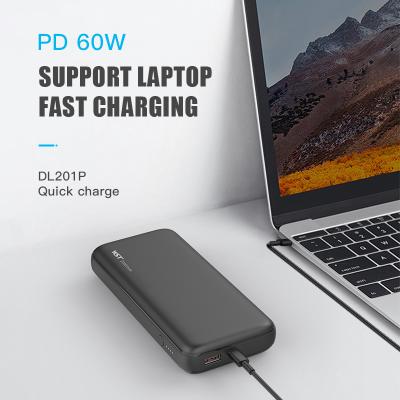 China Support 20000mah Fast Fast Charging Power Banks Palladium 60W Power Bank For Mobile Phone Charger Power Bank for sale