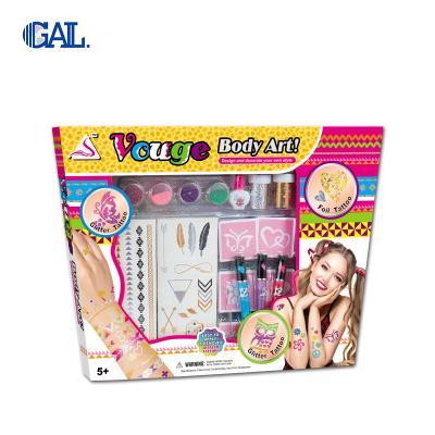 China Make up kids and glitter and teenage foil tattoo body and face item. for sale