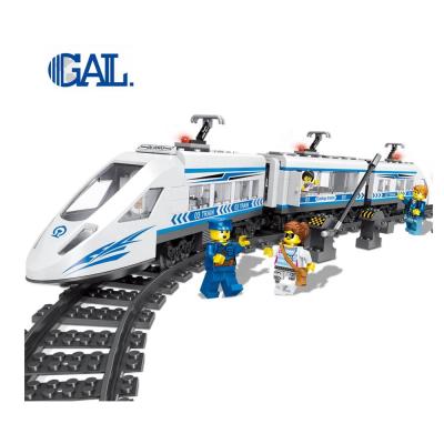 China Building Toy Building Block Truck Series 583pcs Building Blocks Train Train Set Series Strong Flashing for sale