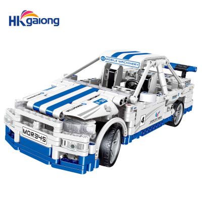 China Autodrome High Quality Geometric Car GTR Sports Toys Block DIY ZHEGAO Shape Building Block Set Model Toy for sale