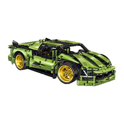 China DIY Practice Mini Car Blocks 1012pcs 1:11 Simulation Hypercar Car Building Blocks Bricks Technic Car for sale