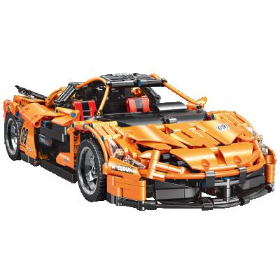 China DIY Practice 1309 Pcs Mini Blocks 1:14 Car Hypercar Simulation Car Technic Car Building Blocks Bricks for sale