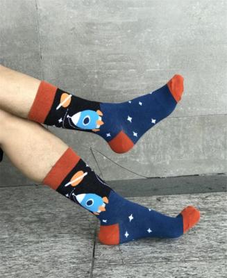 China Fashion Novelty Novelty Novelty Socks Men Crew Calf Mid Socks Breathable Happy Funny Mens Socks Wholesale for sale