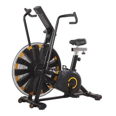 China Commercial Fitness Fan Exercise Bike Air Upright Bike Indoor Cycling Stationary Bicycle For Cardio Workout At Home for sale