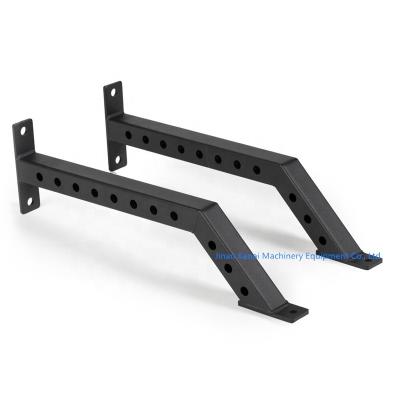 China Gym Equipment Acceessory Stand Accessories Extension or Front Foot Support Stabilizer Feet for Fitness Power Rack Squat Cage for sale