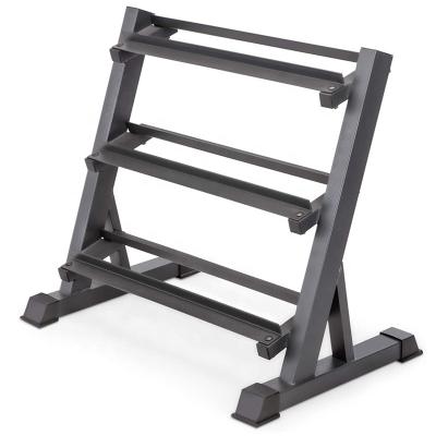 China Modern Dumbbell Storage Rack 3 Tier Rack For Home for sale