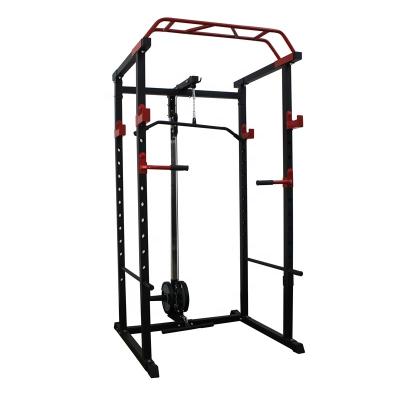 China High and low double use squat rack combination training equipment home complete power cage for fitness squat rack equipment for sale