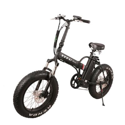 China Aluminum alloy 20 inch 36v 250w 6 tire MOS 14A sine wave controller fat folding electric bike made in china for sale