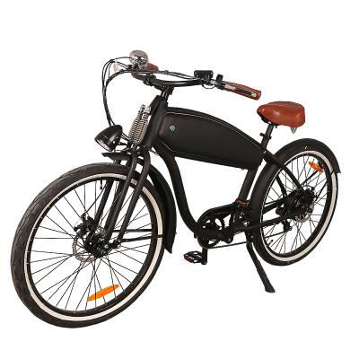 China Aluminum alloy 26 inch best selling 36v 48v 250w 500w rear drive bafang motor enduro adult retro bomber stealth electric bicycle for sale