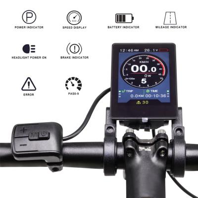 China 36v/48v Electric Bicycle LCD Color Display Mid Ebike Display 860C Drive Fit Display 5 Pin For BBS And Mid Electric Bike Motor 860C for sale