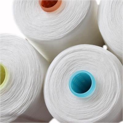 China Polyester Material 100% High Tenacity Style Polyester And Core Spun Yarn Spun Yarn 30/2 With Paper Cone for sale