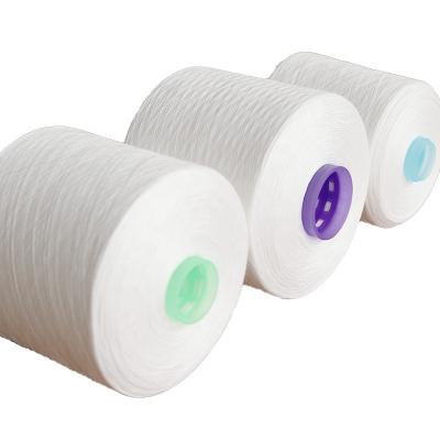 China Anti-bacteria 100% Virgin Raw White Ring Spun 12/4 Polyester Yarn Spun for sale