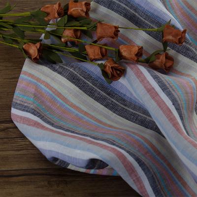 China China Stripe Linen Fabric Eco-friendly Organic Burlap Ribbon 100% Burlap Ribbon Supplier for sale