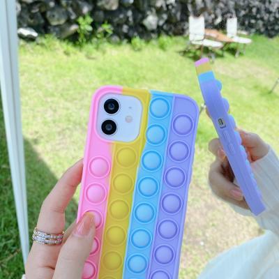 China Shockproof Popular Cell Phone Accessories Case For Iphone 13 Pro Max Colored Pop Bubble Phone Case for sale