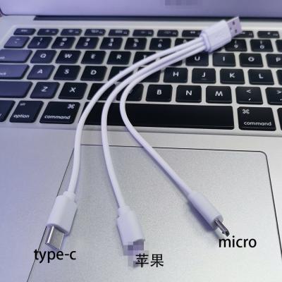 China High Quality Usb Cable Usb MP3/MP4 Player 0.2m 0.2m 3in 1 Type-c Usb Cable For Samsung Iphone Usb Cable for sale