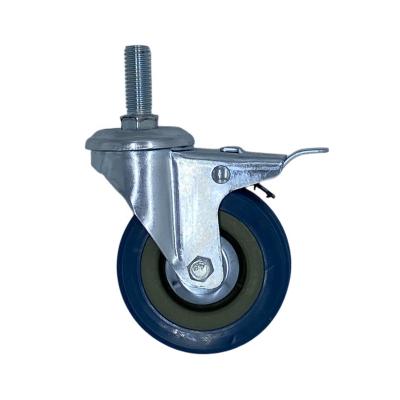 China Industrial Direct Locking Casters 2 Inch Low Power Stem Small Wheel Universal Manufacture for sale