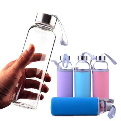 Китай Sports Gym Recyclable Glass Bottles LHGB003 Adult Direct Drinking 750ml продается