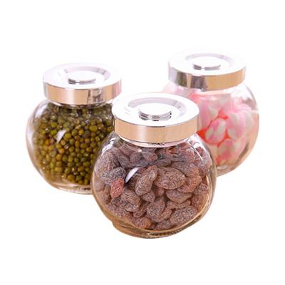 China Small Glass Spice Jars Screw Top Silver Lids Factory Supply Classic Spice Condiment Containers zu verkaufen