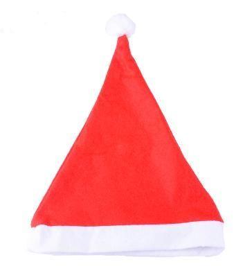 China Christmas decorations Christmas hat belt design decorative pattern non-woven adult luminous Christmas hat children gifts for sale