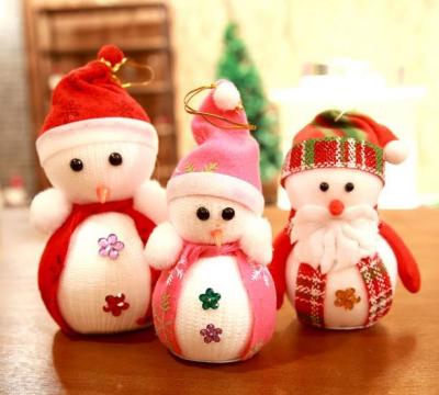 China Christmas decorations foam snowman pendant The Christmas tree snowman doll accessories accessories little figurines for sale