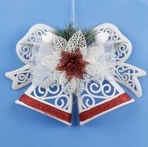 China Christmas tree ornaments large bows hang holiday hotel mall wedding scene layout hang act the role ofing is tasted for sale