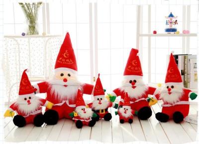 China Santa Claus doll doll plush toys for Christmas gifts Large children's Christmas gifts for sale